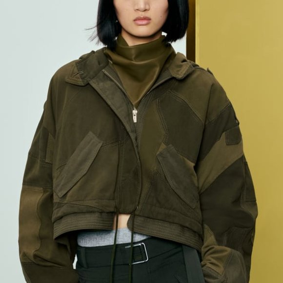 ZARA PATCHWORK JACKET S 4786 - Worn Once! - Picture 3 of 10